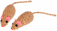 Souris Nature blé tressé, 7cm, 3pcs