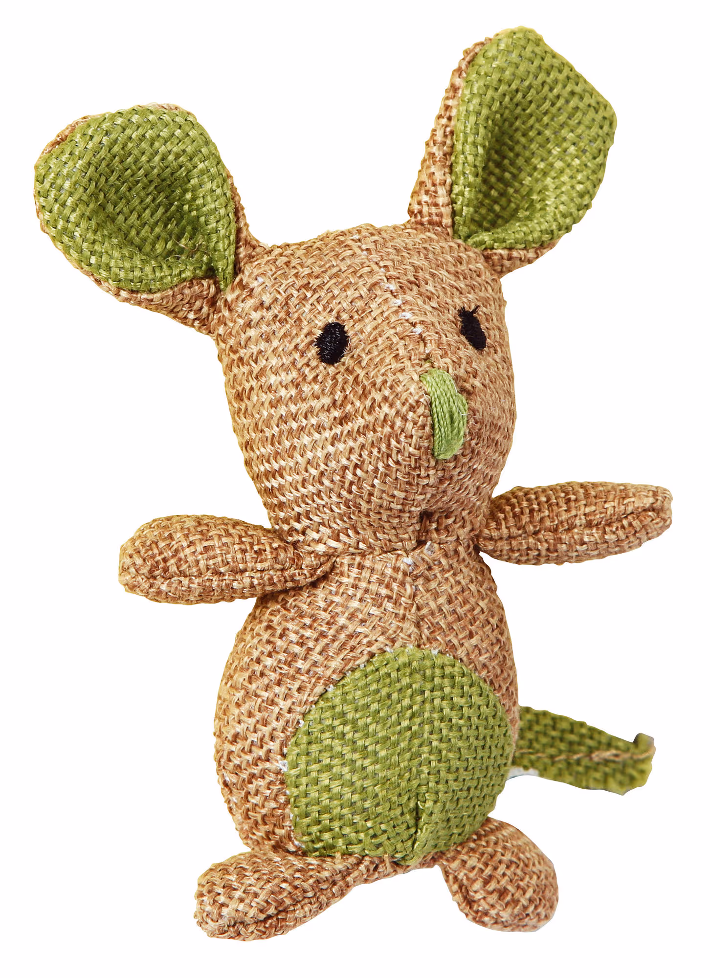 Souris Nature lin, 7X9,5cm, avec CatNip