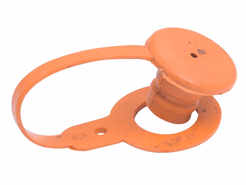 Sparex Bouchons anti-poussière Orange PVC Convient pour 3/8'' Male - Vendu par 5