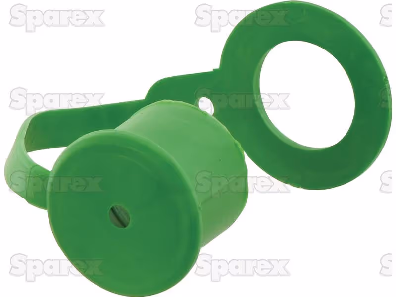Sparex Bouchons anti-poussière Vert PVC Convient pour 1/2'' Male - Vendu par 5 - ref 5029-4P-GR