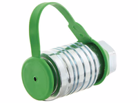 Sparex Bouchons anti-poussière Vert PVC Convient pour 1/2'' Female - Vendu par 5 - ref 5025-4P-GR