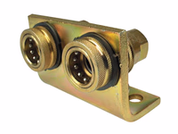 Sparex Jeu de coupleurs hydrauliques à libération rapide Femelle 1/2'' Taille du corps x 1/2'' BSP Filetage femelle