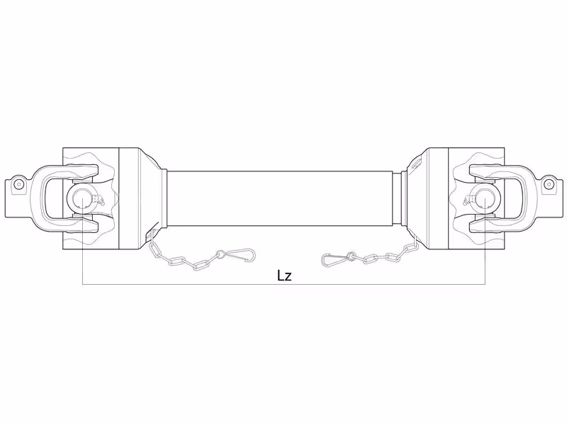 Sparex Transmission complète - Longueur (Lz): 960mm, à verrou, 1''3/8, 6 cannelures à à verrou, 1''3/8, 6 cannelures