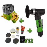 Spéciale kit de polissage: machine polissage pneumatique + 12 kit restauration phares