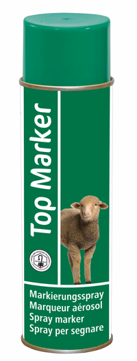 Spray de marquage ovin vert TopMarker, 500ml