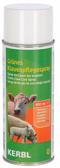 Spray vert pour les onglons pour ovin et bovin 400ml