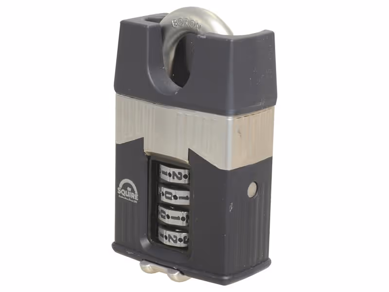 Squire 55CS COMBI Cadenas à code, Largeur du corps: 55mm (Indice de sécurité: 8) - ref WARRIORCOMBI55CS
