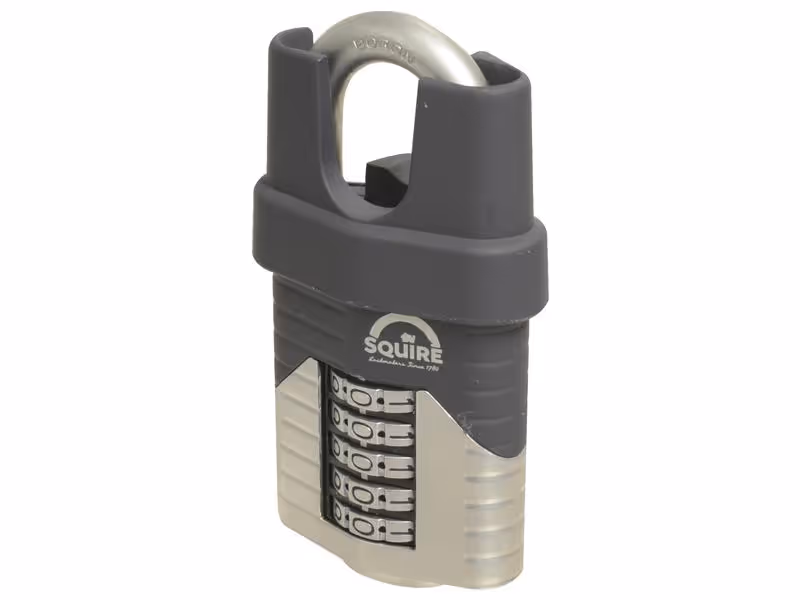 Squire 60CS COMBI Cadenas à code, Largeur du corps: 60mm (Indice de sécurité: 7) - ref VULCANCOMBI60CS