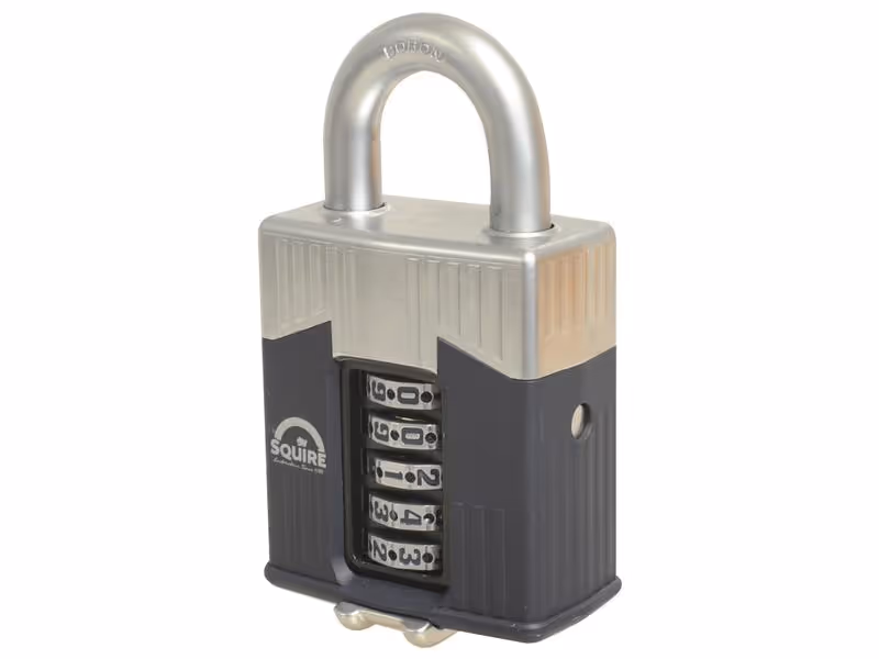 Squire 65 COMBI Cadenas à code, Largeur du corps: 65mm (Indice de sécurité: 8) - ref WARRIORCOMBI65