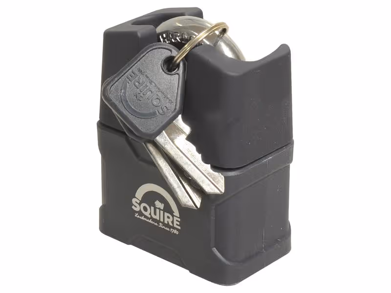 Squire Cadenas à goupille Stronglock - Clé maîtresse - Acier, Largeur du corps: 54mm (Indice de sécurité: 6)