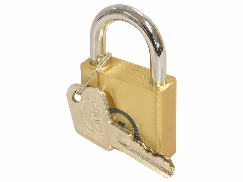 Squire Cadenas gamme Lion en laiton - Laiton, Largeur du corps: 39.5mm (Indice de sécurité: 3)
