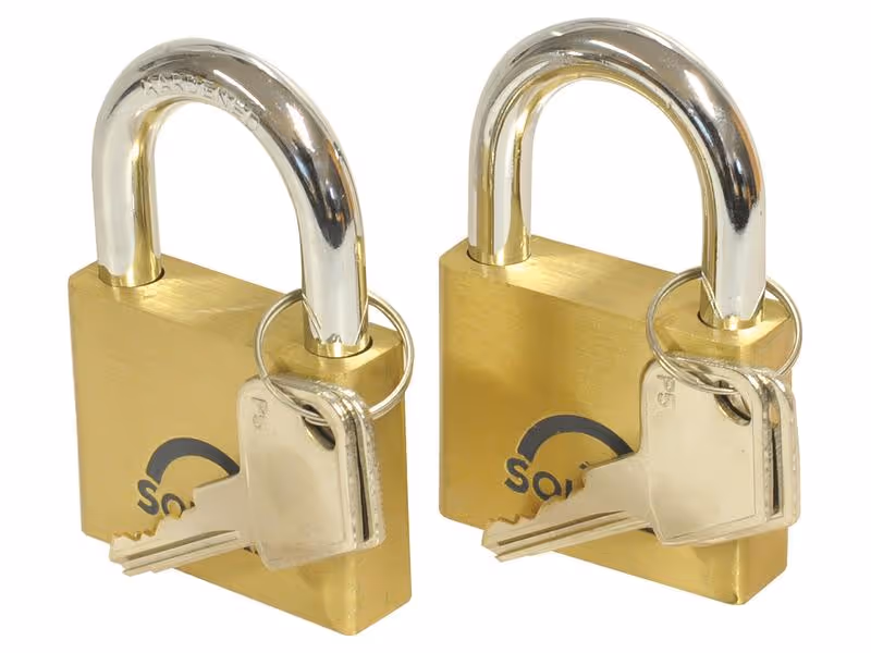 Squire Cadenas gamme Lion en laiton - Laiton, Largeur du corps: 51mm (Indice de sécurité: 4)