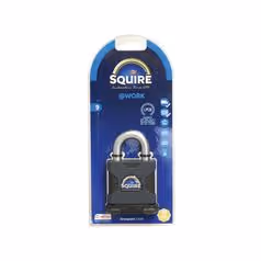 Squire Cadenas renforcé - Hardened Acier, Largeur du corps: 50mm (Indice de sécurité: 9)