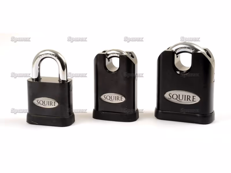 Squire Cadenas renforcé - Hardened Acier, Largeur du corps: 65mm (Indice de sécurité: 10)