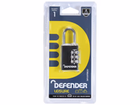 Squire Cadenas solide à combinaison code modifiable - Aluminium, Largeur du corps: 30mm (Indice de sécurité: 2)