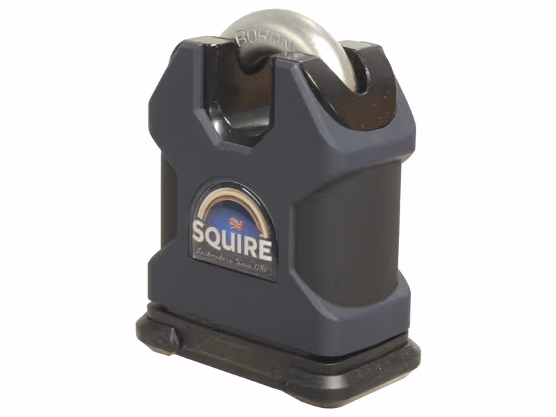 Squire Cadenas Stronghold - Clé maîtresse - Hardened Acier, Largeur du corps: 65mm (Indice de sécurité: 10)