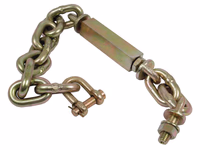 Stabilisateur à chaîne complet - Manille Ø11.5mm - Filettage Ø14mm - Min. Longueur:615mm - M14 x 2.00 côtes métriques - ref 159-425