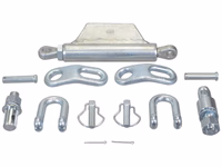 Stabilisateur à chaîne complet - Axe Ø19mm - Filettage Ø16mm - Min. Longueur:360mm - 3/4 UNC - adaptable sur tracteurs Massey Ferguson - ref 135STABILIZE
