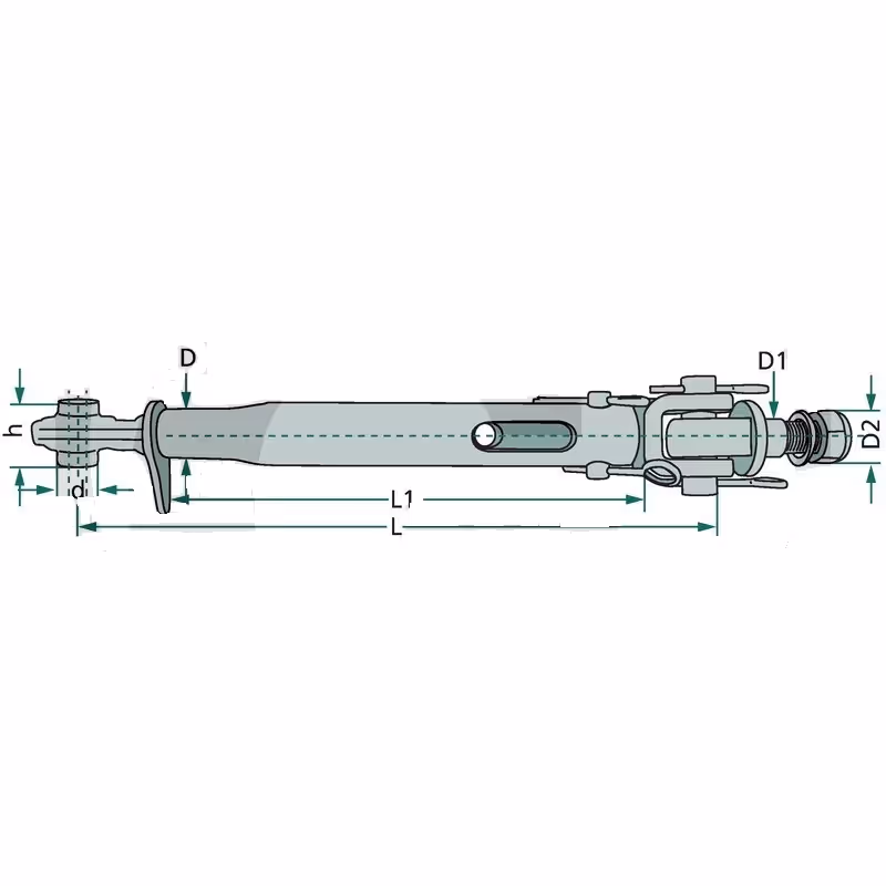 John Deere | Stabilisateur règlable avec rotule et pivot