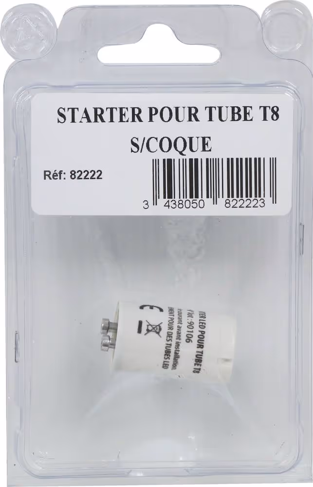 STARTER POUR TUBE T8 S/COQUE