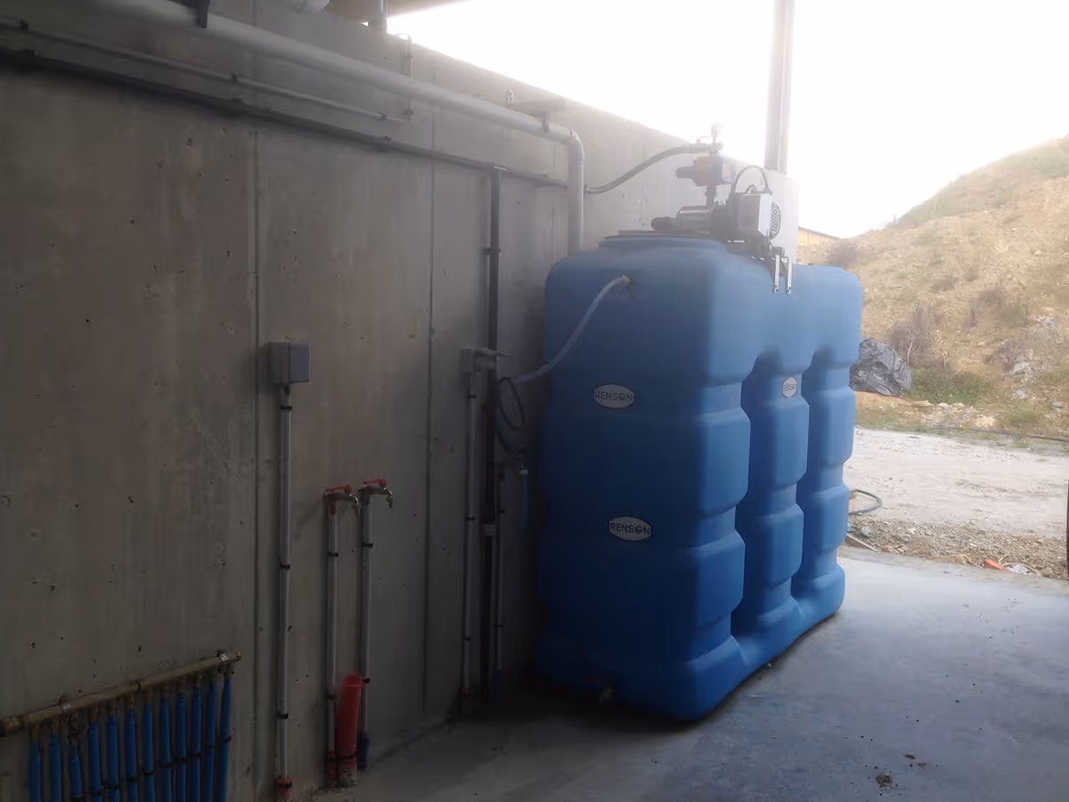 Station de lavage cuve 2000l 7b 60l/m mascontrol