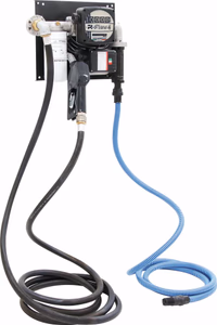 STATION GASOIL 230V 60L/MM + COMPTEUR 4 CH+FILTRE+PIST AUTO