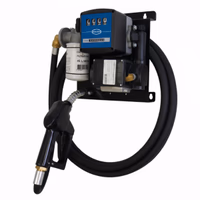 Station gasoil murale 230V 50L/min avec flexible refoulement 6m et pistolet automatique