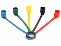 Stauff Bouchons anti-poussière Rouge PVC Convient pour 1'' Female