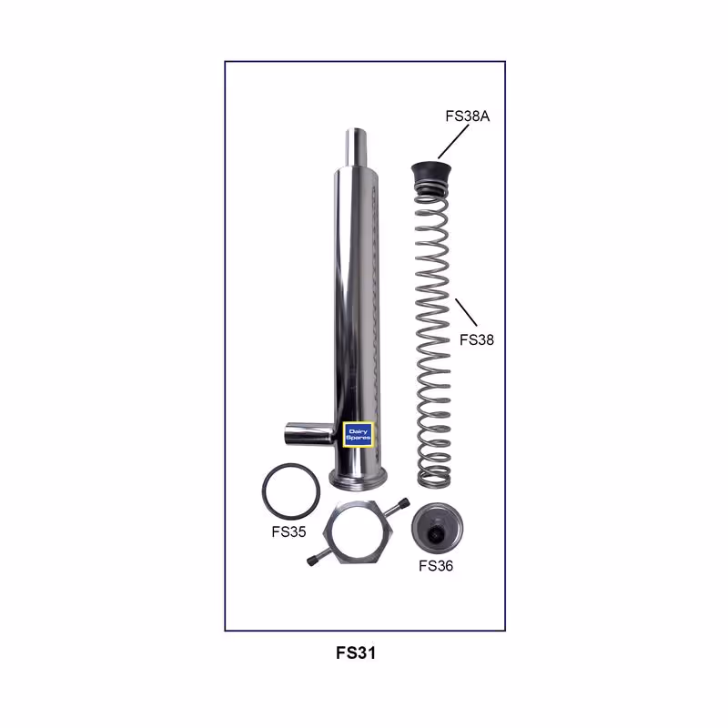 Super Filtre à lait inox 200 vaches Ø40/610x76mm