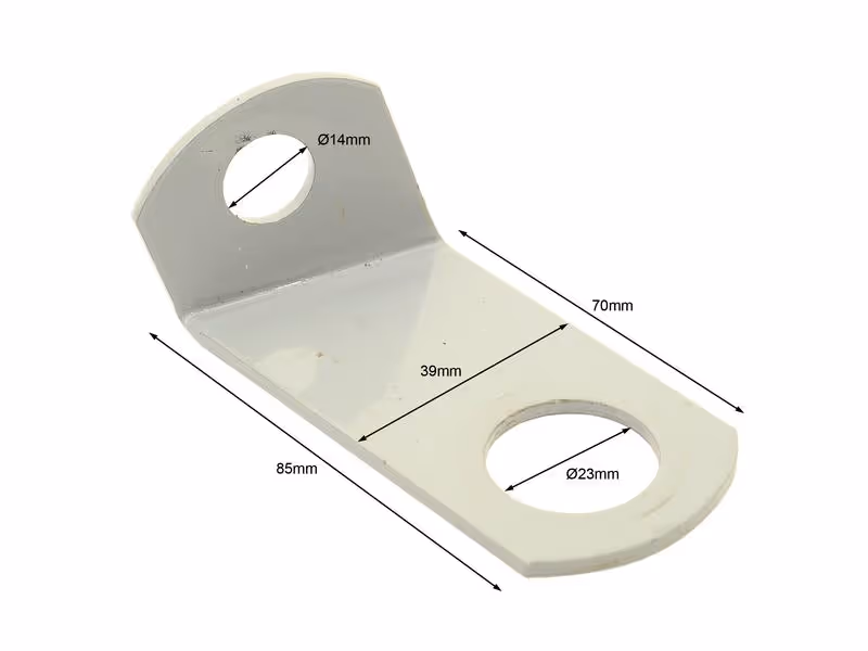 Support 2 trous - adaptable sur tracteurs Massey Ferguson, Landini - ref 888753M1