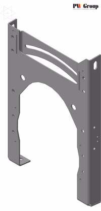 Support pour moissonneuse 84549785 - Case IH