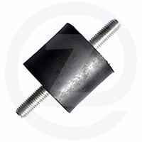 Support antivibrant 120 kg ø 40 mm h 30 mm
