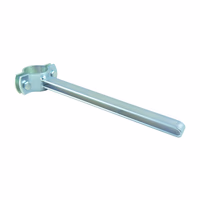 Support coulissant à collier horizontal Øtube 33x42mm L300mm