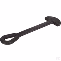 Support de bâche L=180 caoutc.