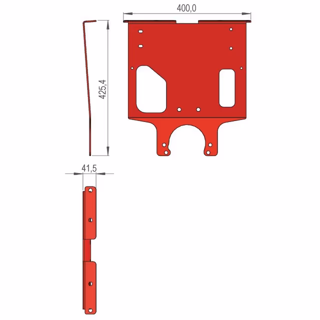 SUPPORT DE BLOC HYDRAULIQUE SIP 851050062B