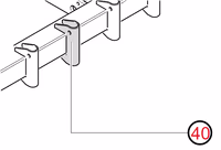 Support de doigt frontal à souder Mailleux
