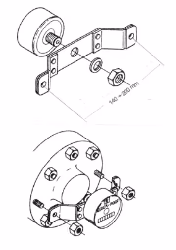 Support de fixation pour compteur AGZ000513256