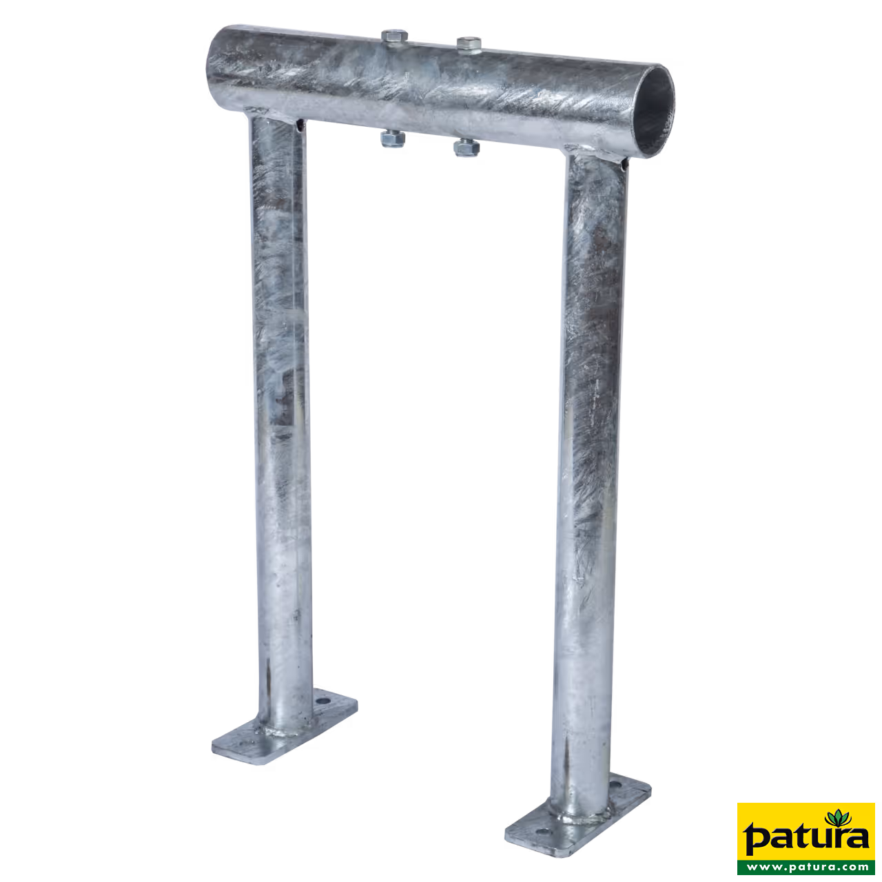 Support de montage pour logette 400 x 620 mm, avec 2 vis de serrage
