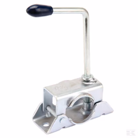 Support de roue jockey Ø 48mm tôle