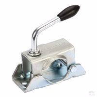 Support de roue jockey Ø 48mm tôle