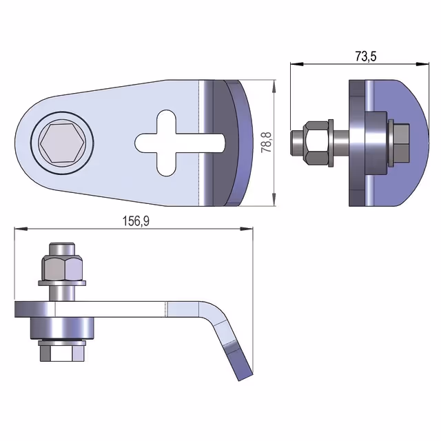 SUPPORT DE SUSPENSION AVANT COMPLET 758060050