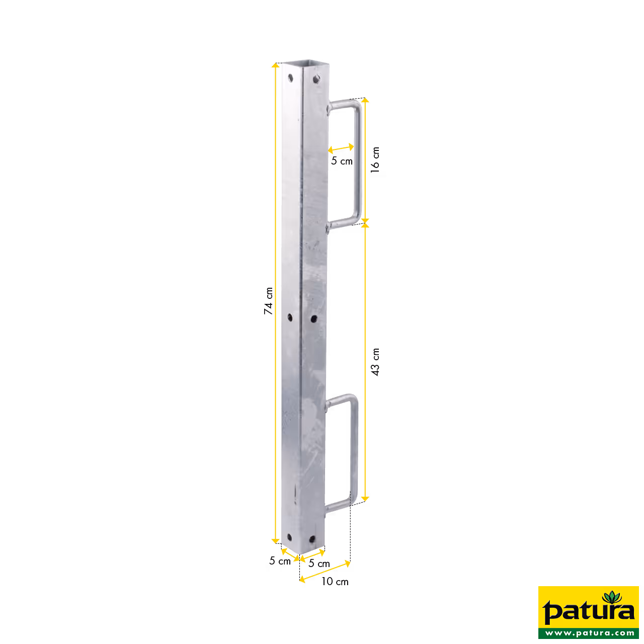 Support double verrou p. barrières R4+R5