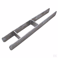 Support poteau H FV 91/600x60
