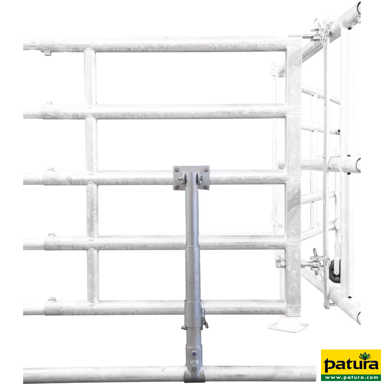 Support pour tube suppl. pour panneaux et barrières