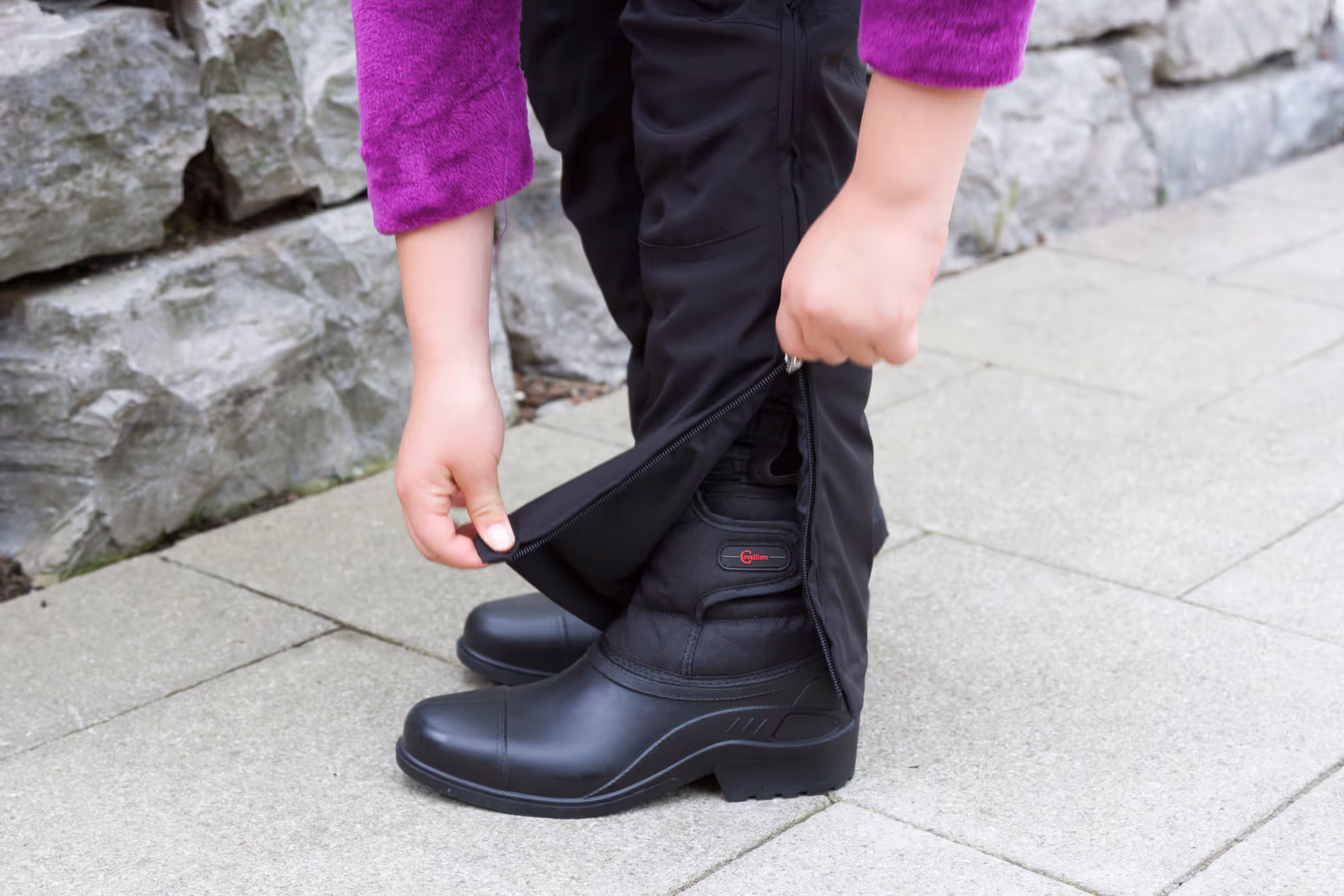 Sur-pantalon isolant Alaska enfant, noir, T.128/134