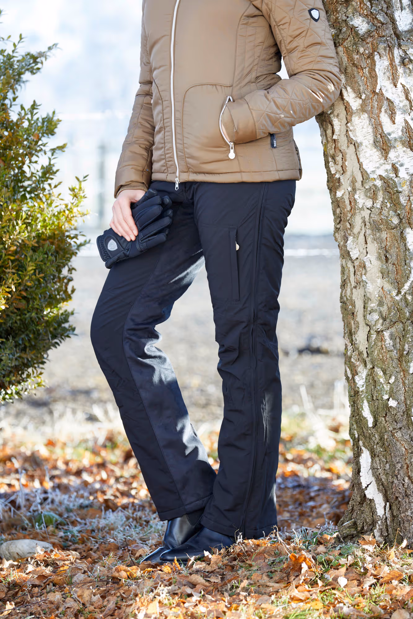 Sur-pantalon isolant Alaska femme, noir, T.M