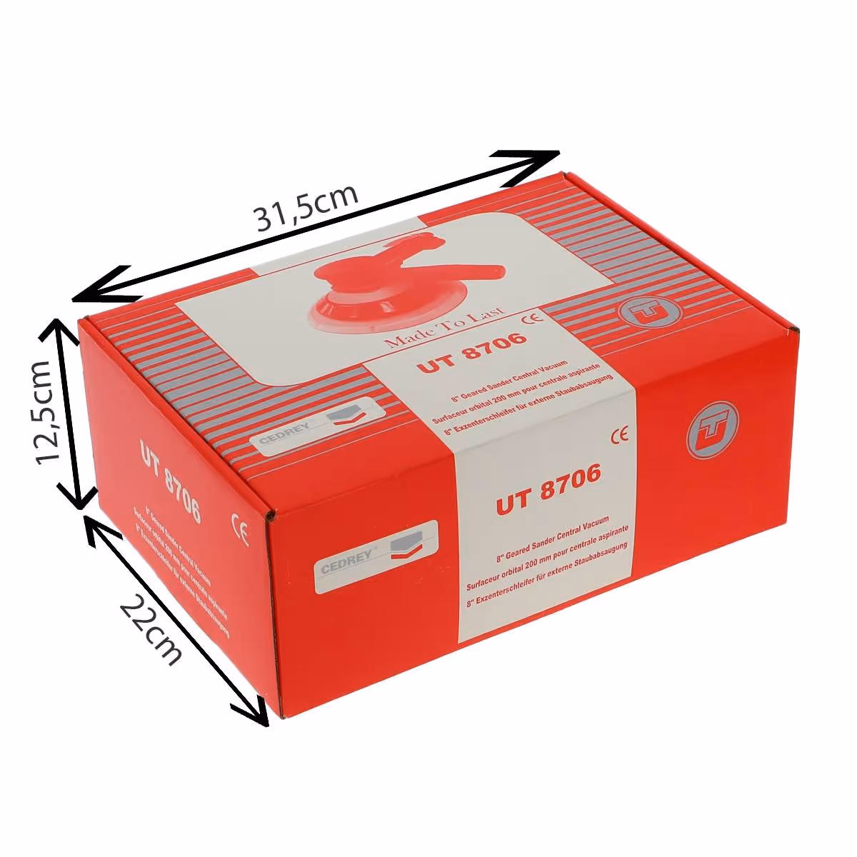 Surfaceur roto orbital 200mm excentration 5mm