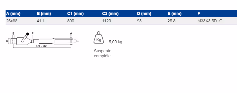 SUSPENTE COMPLETE 