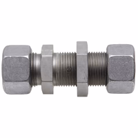 SV 15 L  Raccord passe cloison, droit