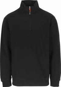 SWEAT COL CAMIONNEUR NOIR TAILLE S